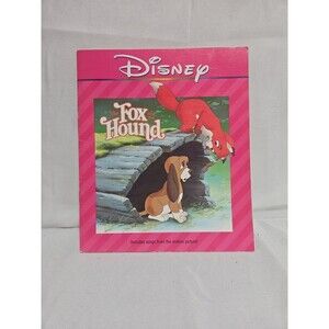The Fox And The Hound (1990 Disney PB Book Illustrated) Book Only